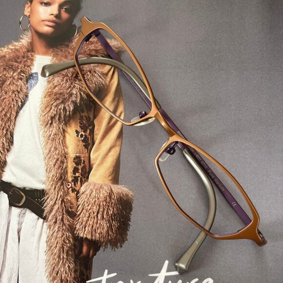 PRO DESIGN DENMARK Brown & Purple Titanium Frames: 1326 c.4531 47/15: Brand New - Picture 7 of 12